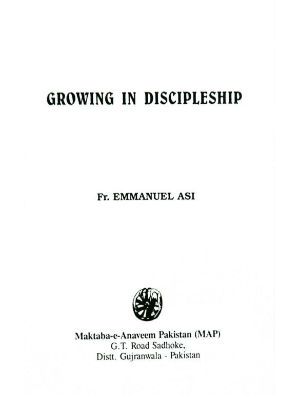Growing In Discipleship