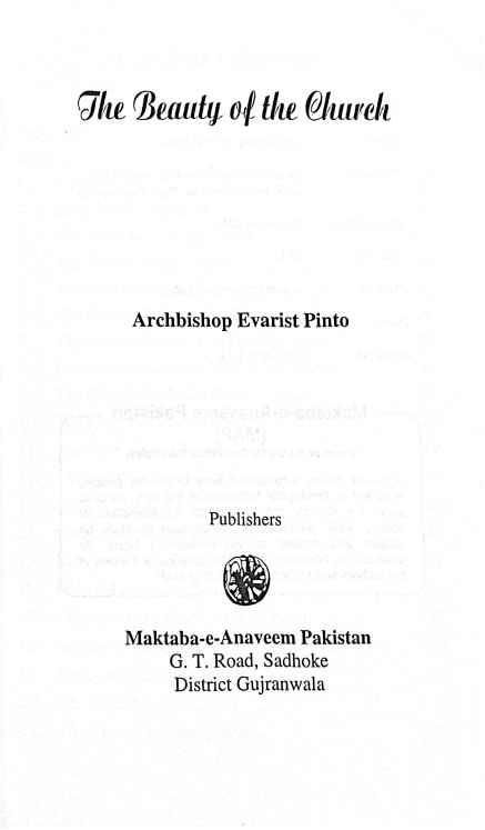 The beauty of the Church